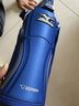 象?。╖O JIRUSHI）水杯兒童保溫杯學(xué)生男女戶(hù)外運動(dòng)便攜保溫水杯壺大容量配肩帶 聯(lián)名款運動(dòng)水杯藍色 1000ml 曬單實(shí)拍圖