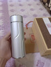 米藍高檔輕奢999純銀內膽保溫杯雪花銀泡茶保溫杯保健足銀杯生日送禮 星河銀大號 禮盒50克銀 350ml 曬單實(shí)拍圖