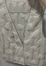雪中飛（SNOWFLYING）羽絨馬甲短款女士2025新款輕薄時(shí)尚坎肩輕薄簡(jiǎn)約馬夾秋冬季外穿潮 椰奶白 L （130-150斤） 卡碼拍小 曬單實(shí)拍圖