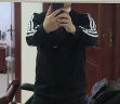 阿迪达斯（Adidas）外套男户外休闲时尚舒适防风夹克跑步透气运动服 TR30J5-CBW 黑色连帽夹克 XS 实拍图