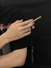 BABAMA野木系列小眾設(shè)計(jì)項(xiàng)鏈男女情侶同款飾品生日禮物情人節(jié)送男友 黑色 曬單實(shí)拍圖
