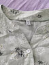 弄堂里高端輕奢 2022夏季棉麻提花襯衫女顯瘦洋氣碎花百搭休閑亞麻七分袖V領(lǐng)上衣 綠色 M 建議115斤以?xún)?曬單實(shí)拍圖