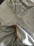 名創(chuàng  )優(yōu)品（MINISO）休閑褲男士韓版時(shí)尚直筒運動(dòng)束腳褲學(xué)生青少年籃球顯瘦褲子男春季 【冬款】灰色(自由筆尖褲標) 加絨 5XL (體重230-260斤左右) 曬單實(shí)拍圖
