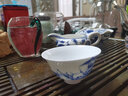 末都景德鎮(zhèn)薄胎手繪陶瓷茶具功夫茶杯大號(hào)茶碗青花主人杯單個(gè)品茗杯 【超薄胎】竹子款主人杯60ml 曬單實(shí)拍圖