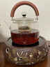 茶大師 小院櫻飛 煮茶器南部鑄鐵壺老鐵生鐵茶壺銅壺電陶茶爐電茶爐家電 鑄銅小鶯歌大號紀念版1350W 曬單實拍圖