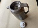 象?。╖O JIRUSHI）保溫壺?zé)崴畨厝毡驹b進(jìn)口飲水壺玻璃鍍銀內(nèi)膽開(kāi)水瓶AH-GB10 灰色TD1L 曬單實(shí)拍圖