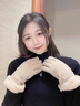 Charm Kendo手套女秋冬季百搭保暖可觸屏防寒防凍分指新年生日禮物送女生 卡其送女朋友實(shí)用老婆 曬單實(shí)拍圖