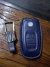 適用于大眾輝昂鑰匙套真皮 16-22款上汽大眾輝昂汽車(chē)鑰匙包殼 專(zhuān)用大眾新輝昂鑰匙扣牛皮鑰匙保護套男 大眾輝昂【寶石藍】-雙面牛皮 曬單實(shí)拍圖