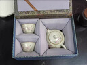 汝窯一壺二杯功夫茶具套裝小型家用個(gè)人專(zhuān)用泡茶陶瓷茶壺茶杯禮盒 汝窯桃枝秾粉西施壺二杯3件套+書(shū)法一壺二杯禮盒 曬單實(shí)拍圖