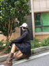 CAMILA KSENIA厚底馬丁靴女2025年新款氣質(zhì)美拉德復(fù)古時(shí)尚百搭早秋舒適堆堆短靴 棕色 37 曬單實(shí)拍圖