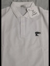 佐丹奴Polo衫男士蜂巢網(wǎng)眼珠地布男翻領(lǐng)上衣polo衫男短袖01011425 08標志白 XL 曬單實(shí)拍圖