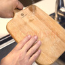 原森太小號菜板抗菌防霉嬰兒寶寶輔食水果砧板實(shí)木案板家用兒童木質(zhì)熟食 水果板大號33*20*1.5 曬單實(shí)拍圖