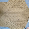 森馬（Semir）森柔毛衫|毛衣女刺繡V領顯瘦寬松2024絞花上衣復古風109724107014 曬單實拍圖
