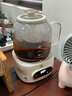 美的（Midea）花漾0膠水全玻璃全自動(dòng)養生壺 辦公室多功能煮茶壺 燒水壺恒溫電熱水壺煮茶器花茶壺1L YS10B101 曬單實(shí)拍圖