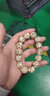 彩荷高密千眼菩提子小星月菩提子情侶男士女士佛珠手串手鏈 直徑15mm(一串14顆） 芽眼隨機 曬單實(shí)拍圖