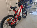 邦德·富士達山地自行車(chē)男女兒童鎂合金禧瑪諾變速減震雙碟剎青少年運動(dòng)單車(chē) 18寸 紅色 曬單實(shí)拍圖