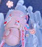 迪士尼（Disney）保溫杯女生高顏值可愛HelloKitty保溫水杯兒童便攜316吸管大肚杯 600ml 凱蒂貓 8顆KT貓3D貼+鑰匙 曬單實拍圖