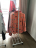 小媳婦可移動(dòng)衣帽架落地掛衣架墻掛簡(jiǎn)易衣服架子家用衣架置物架臥室衣架 白色長(zhǎng)80*寬45*高130-160cm 曬單實(shí)拍圖