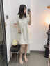 幻潮鳥(niǎo)平底涼鞋女露趾套趾夾趾一字扣平底鞋子女夏季款水鉆珍珠沙灘鞋女 白色 37 曬單實(shí)拍圖