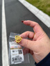 賽菲爾黃金戒指女孔雀足金999.9活口指環(huán)女戒閃耀大氣送生日禮物 小版約5.85克 曬單實(shí)拍圖