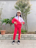 魅樂(lè )凱小學(xué)生運動(dòng)會(huì )開(kāi)幕式入場(chǎng)服裝秋兒童班服套裝紅色中國風(fēng)演出服愛(ài)國 上衣+長(cháng)褲+發(fā)帶（男女同款） 120 （建議身高115厘米左右） 曬單實(shí)拍圖