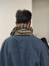 雪茜曼圍巾男冬季百搭秋冬韓版千鳥(niǎo)格子保暖簡(jiǎn)約情侶潮圍脖男士防寒圍巾 曬單實(shí)拍圖