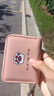 暢印2024新款錢(qián)包女短款日韓版小清新學(xué)生可愛(ài)貓爪流蘇拉鏈零錢(qián)包卡包 淺粉色 曬單實(shí)拍圖