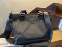 LEWHISPER LIFESTYLE都市通勤系列14英寸中性橫版托特包手提單肩斜挎包c(diǎn)ordura磁吸扣 銀河灰 曬單實(shí)拍圖