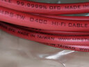 MPS進(jìn)口6N無(wú)氧銅單芯線(xiàn)發(fā)燒音響特氟龍解碼cd功放前后級機內線(xiàn)音箱分頻器箱內線(xiàn) 6N無(wú)氧銅 單芯1.0平方,OD:3.2mm 紅色款1米，拍多不剪斷 曬單實(shí)拍圖