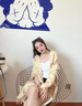 CHANEELR & KARITH披肩2025新款圍巾女保暖防冷護肩頸秋冬季披肩披肩圍脖兩用圍巾女 卡其 曬單實(shí)拍圖