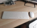 航世（BOW）HW256 无线键盘鼠标套装 办公键鼠套装 超薄便携 防泼溅 电脑键盘 笔记本键盘 白色 实拍图