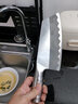 久保利 臺式尖厚斬切菜刀EJ-12不銹合金鋼全刀身可切可斬家用廚房菜刀具 曬單實(shí)拍圖