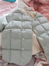 戴維貝拉（DAVE＆BELLA）童裝女童羽絨內膽男童羽絨服兒童冬裝90絨保暖衣服幼兒寶寶上衣 灰綠【DB15316】 80 cm（建議身高73-80cm） 曬單實(shí)拍圖
