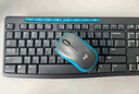 羅技（Logitech）MK275 鍵鼠套裝 無(wú)線(xiàn)鍵鼠套裝 辦公鍵鼠套裝 全尺寸 商務(wù)鍵鼠套裝 帶無(wú)線(xiàn)2.4G接收器 黑藍色 曬單實(shí)拍圖