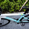 喜德盛公路車25-AD350碳纖前叉功率計齒盤鋁合金氣動車架 流光青 480 曬單實拍圖