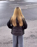 MsShe【90%白鴨絨】大碼女裝2025秋季胖mm磨毛拼接短款羽絨服外套 黑色現貨 3XL 曬單實(shí)拍圖