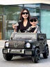 邁多熊奔馳大g兒童電動(dòng)車(chē)可坐大人雙人小孩車(chē)四輪越野遙控玩具電動(dòng)汽車(chē) 高配黑：四驅+超大電瓶+遙控皮座 曬單實(shí)拍圖