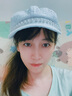 云見森知?dú)W根紗新款八角貝雷帽子女顯臉小薄款韓版珍珠氣質(zhì)鴨舌防曬畫家帽 白色 帽圍：55-59cm 曬單實(shí)拍圖