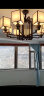佐灯奴新中式吊灯中国风客厅灯卧室餐厅灯复式楼古典中式灯具广东中山 6头+LED灯泡 实拍图