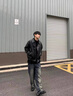 Shelley Jones美式高街pu皮夾克男裝外套春秋季新款ins寬松潮流痞帥休閑上衣服 黑色 XL [建議130-145斤] 曬單實拍圖