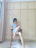 COISE 黃金腳鏈女平安扣足金轉(zhuǎn)運珠紅繩腳鏈珠寶首飾足飾品七夕禮物 平安扣紅繩黃金腳鏈 曬單實拍圖
