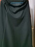 GIOIO品牌秋冬純色毛呢半身裙大擺A字裙高腰中長(zhǎng)款女長(zhǎng)裙大擺裙裙子女 黑色【加長(zhǎng)款/90CM/有口袋】 XL【125-135】體重 曬單實(shí)拍圖