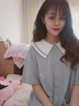 小情歌 棉質(zhì)吊帶睡裙女夏季少女連衣裙性感女生睡衣孕婦寬松休閑家居服 BLM40673女裙 L 女/身高160-165 體重100-120 曬單實(shí)拍圖