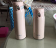 象普（SHINPUR）高顏值不銹鋼保溫杯男女士吸管水杯實(shí)用學(xué)生運動(dòng)便攜直飲雙飲杯子 甜茶粉 350ML 曬單實(shí)拍圖