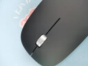 依选 M18无线鼠标三模蓝牙超薄鼠标可充电静音便携办公游戏适用于惠普华为华硕iPad台式笔记本电脑 爵士黑-磨砂【2.4G无线电量显示升级版】 实拍图