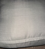恒源祥席面夏涼靠墊 竹節麻三角靠墊 背靠腰靠墊加大床頭懶人清涼枕軟包高彈抱枕 古董白席面 60*20*55cm（帶頭枕） 曬單實(shí)拍圖