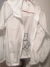 KANJ 防曬衣女士薄款防曬服夏季短外套女2022年新款透氣時(shí)尚防曬空調(diào)衫女 白色 L 曬單實(shí)拍圖