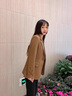簡蜓西裝外套女2025春秋新款休閑外套修身小西服春季高級感上衣小個子 單件黑色西裝 M（建議：95-105斤） 曬單實拍圖