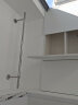 洛美依家用晾衣架阳台晒衣架加厚不锈钢杆固定式顶装单杆式简易晒挂衣架 20cm底座1.2米杆（单根） 实拍图