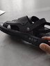 昌祥回力爸爸皮涼鞋男夏季新款外穿開(kāi)車(chē)休閑防滑軟底耐磨兩用涼拖鞋 黑灰色 44 曬單實(shí)拍圖